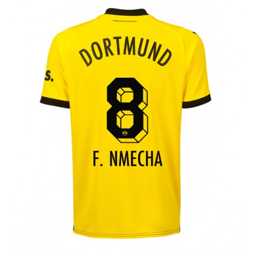 Moški Nogometni dresi Borussia Dortmund Felix Nmecha #8 Domači 2023-24 Kratek Rokav